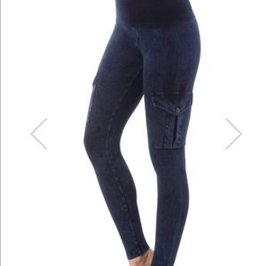 Hardtail Roll Down Skinny Cargo Ankle Legging